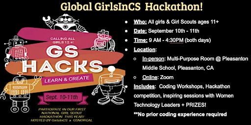 2022 Global GirlsInCS Hackathon!