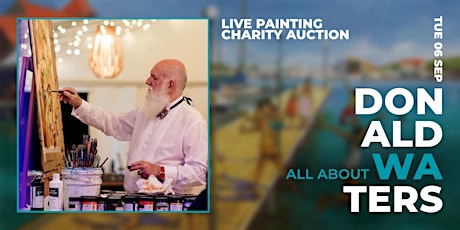 Imagen principal de Drinks with Don: Live Painting Charity Auction Night for SAS Resources Fund