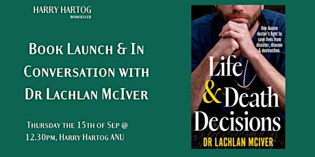 Book Launch and In Conversation with Dr Lachlan McIver