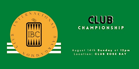 CLUB CHAMPIONSHIP