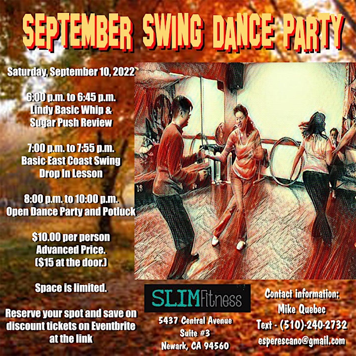 September Swing Dance Party! image