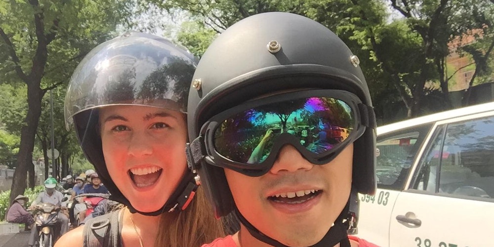 Tour around Saigon on motorbike
