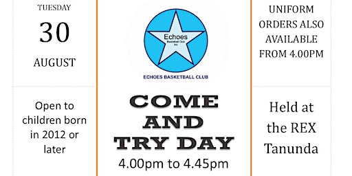 Come and Try Echoes Basketball