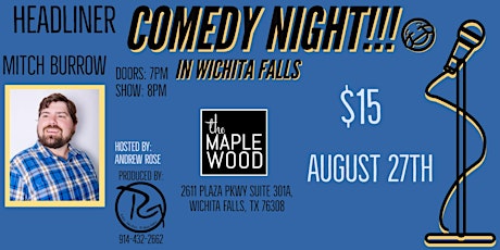 August Comedy show at The Maplewood