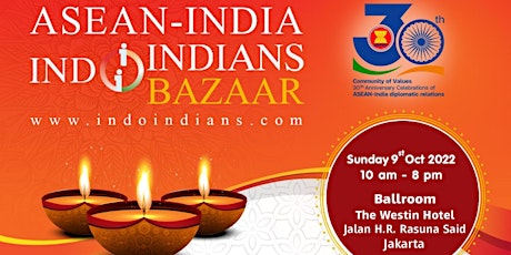 ASEAN-India Diwali Bazaar Sun, 9th Oct at Hotel Westin Jakarta