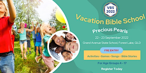 Vacation Bible School (VBS) 2022 for Kids & Youth in Brisbane