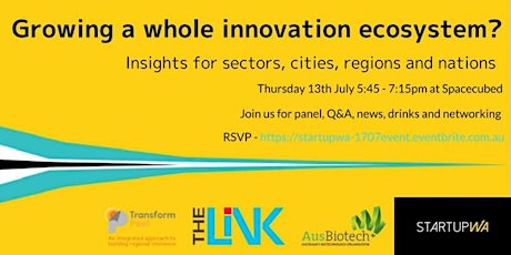 Growing a whole innovation ecosystem? Insights for sectors, cities, regions and nations.  primary image