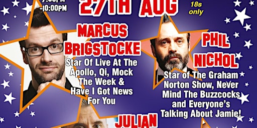 Comedy Under The Stars 27th August