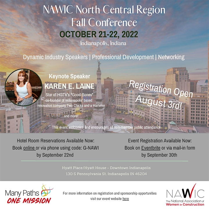 NAWIC North Central Region - Fall Conference 2022 image