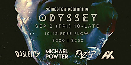 GalaBond Presents: Semester Beginning Odyssey primary image