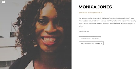 Fundraiser for Monica Jones Documentary primary image