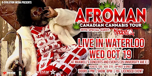 Afroman Live in Waterloo October 19th at Maxwell's Concerts & Events