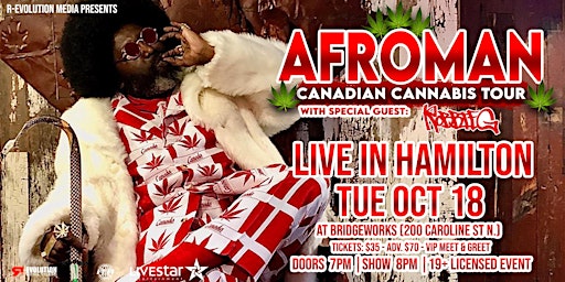 Afroman Live in Hamilton October 18th at Bridgeworks
