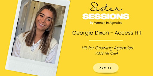 Women in Agencies : Sister Sessions