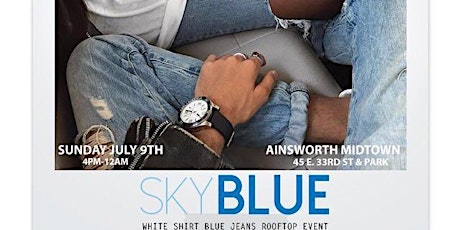 SKY BLUE - White Shirt And Blue Jeans Event primary image
