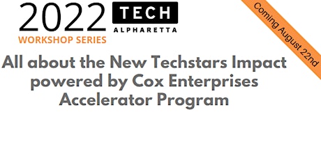 New Techstars Impact powered by Cox Enterprises Accelerator Program