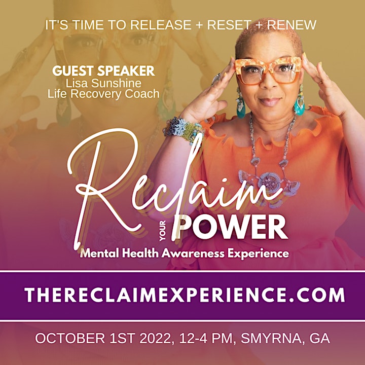 2nd Annual Reclaim Your Power - Mental Health Awareness Experience image