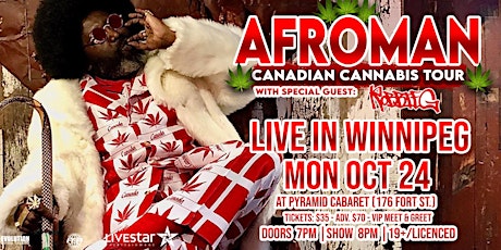 Afroman Live in Winnipeg October 24th at Pyramid Cabaret