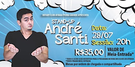 Imagem principal do evento Stand-Up Comedy - André Santi  - Sessão 20:00h