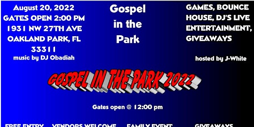 Gospel in the Park 2022
