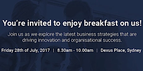 Breakfast Session: How To Drive Organisational Success in 2017 primary image