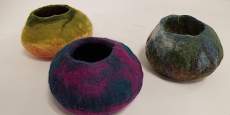Create a hand-felted bowl - In person workshop with Debbie Tomkies