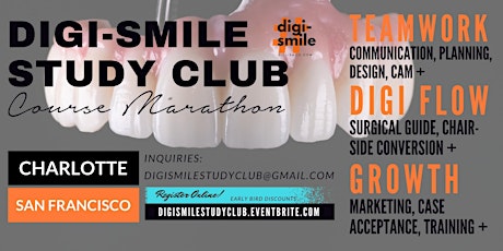 DigiSmile Study Club Course Marathon - CHARLOTTE primary image