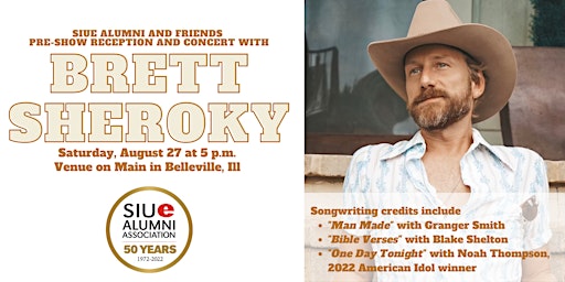 SIUE Alumni & Friends Pre-Show Reception and Concert with Brett Sheroky