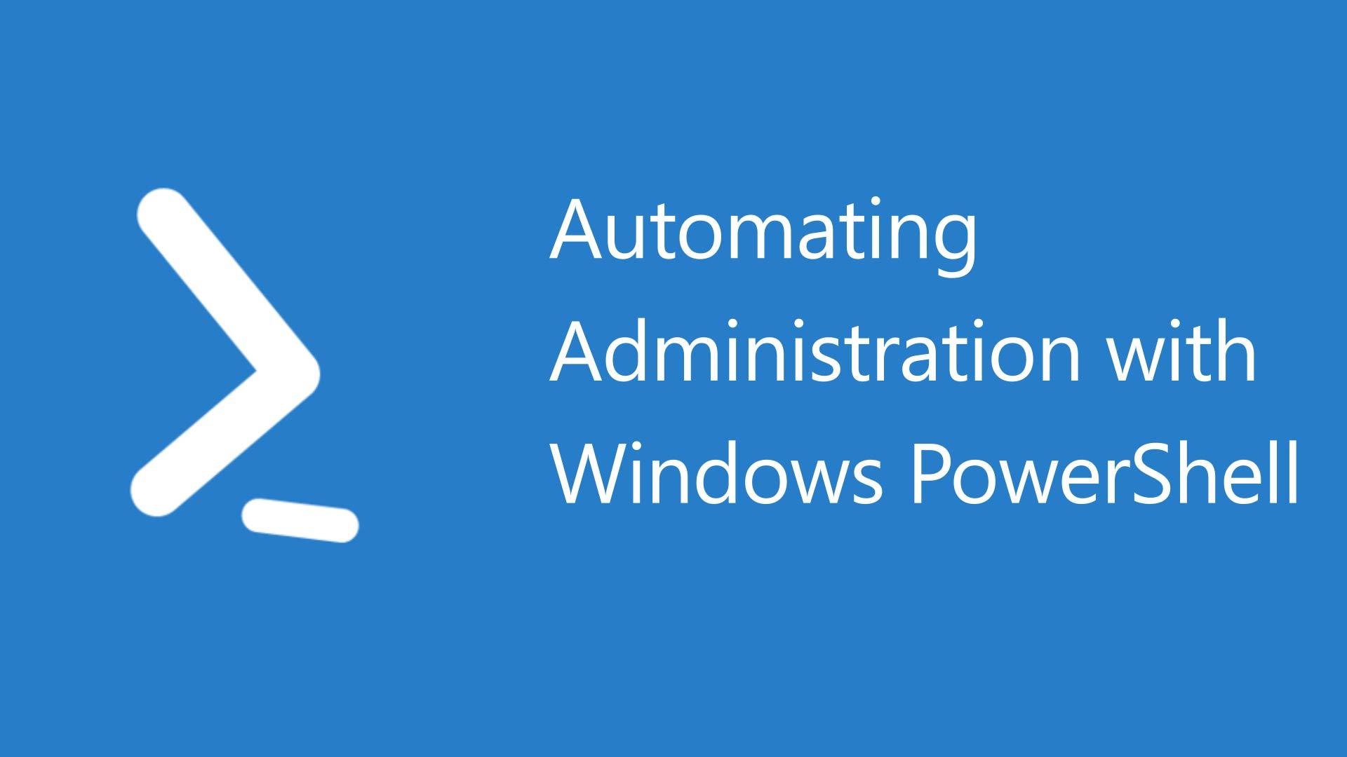 Seminar 3: Windows Server 2012 Automating Administration with Powershell 2:15 - 3:15