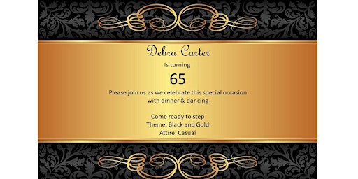 Debra Carter 65th Birthday Celebration