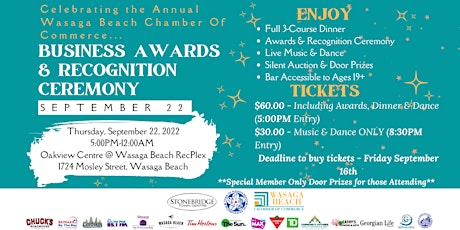 2022 Business Awards and Recognition Ceremony