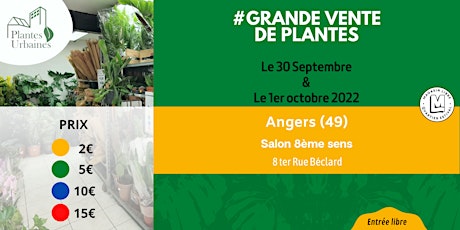 Angers 49 -Grande Vente de Plantes