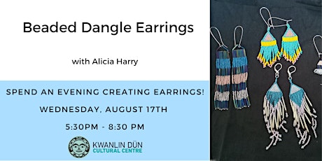 Beaded Dangle Earrings with Alicia Harry