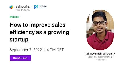 How to improve sales efficiency as a growing startup