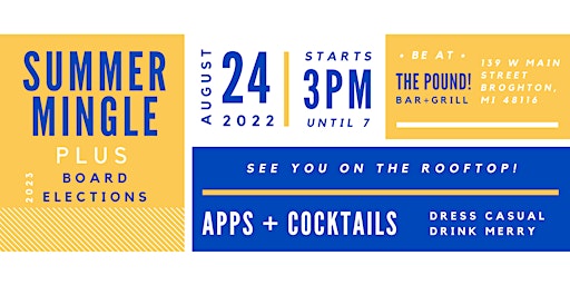Summer Mingle + Election Happy Hour
