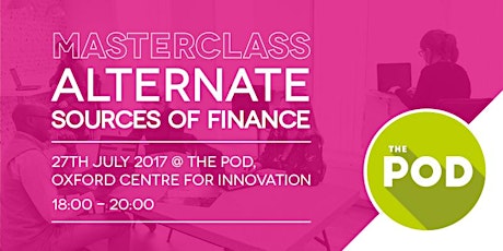 POD Masterclass - Alternative sources of funding primary image