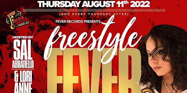 Freestyle Thursdays On The Patio W/ Lisette Melendez Performing  Live 8/11