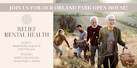 Relief Mental Health: Orland Park Open House