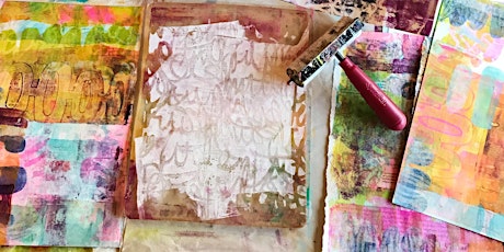 Gelli Printing workshop with Gin Tasting and Long Share Platter Lunch