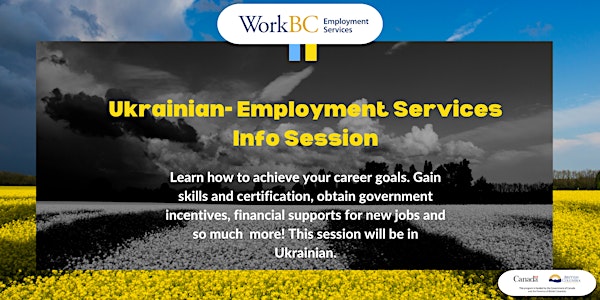 Ukrainian - Employment Services + Skills Training Info Session