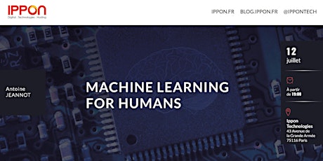 Image principale de IppEvent : Machine Learning for Humans