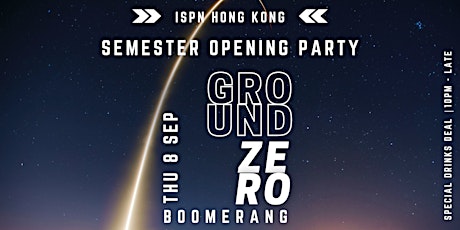 International Student Night | Semester Opening Party: Ground Zero