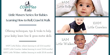 Little Movers Series for Babies Learning How to Roll, Crawl & Walk