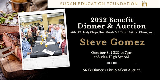 2022 Sudan Education Foundation Benefit Dinner and Auction