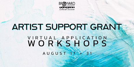 Artist Support Grant: Virtual Application Workshops (Cycle II)