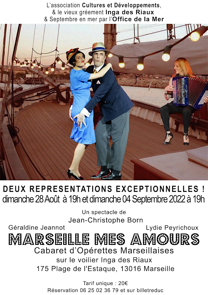 Image pour Marseille mes amours, cabaret d'opérettes Marseillaise 