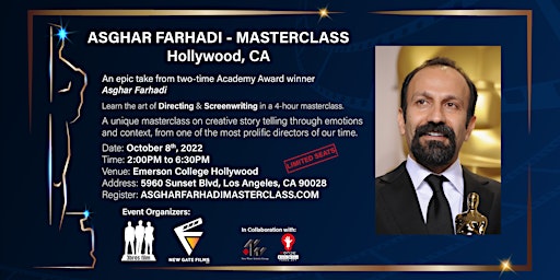 Asghar Farhadi Masterclass