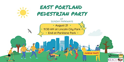East Portland Pedestrian Party at Sunday Parkways