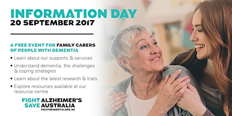Information Day - For Family Carers of People with Dementia primary image