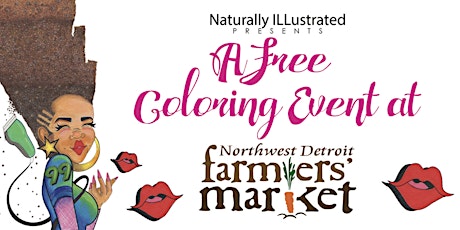 Imagem principal de Free Coloring Event at the Northwest Detroit Farmers' Market - Event #2